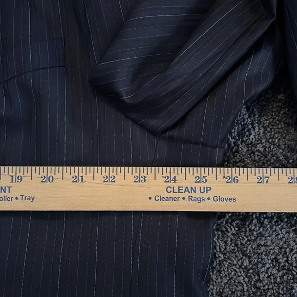 Giorgio Fiorelli Navy Striped 3 Piece Suit - Picture 16 of 16